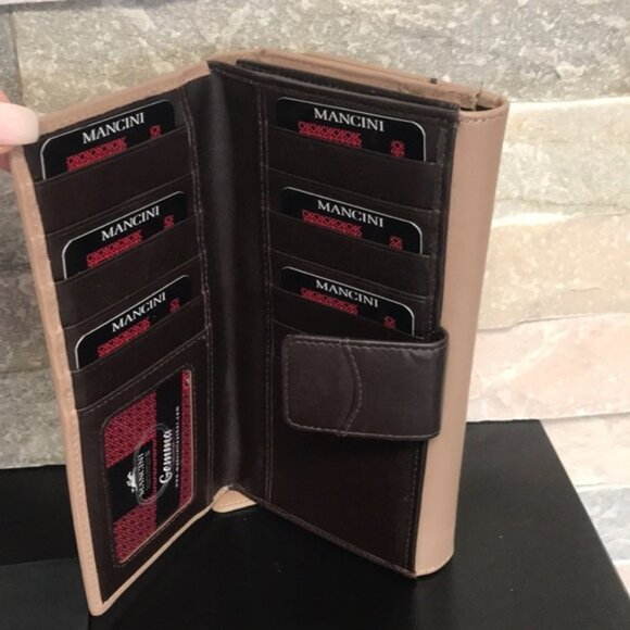 Mancini Luggage RFID Secure Ladies' Clutch Wallet - Picture 6 of 6